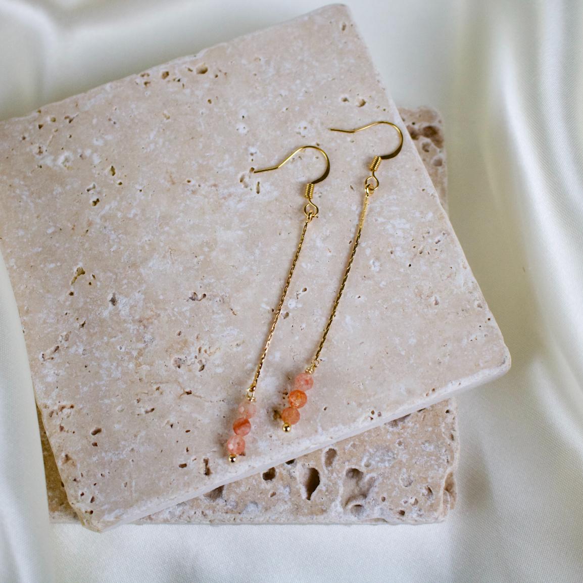 Noa // String Bead Earrings