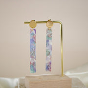 Ellie // Pastel Bar Earrings