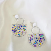 Tanner // Confetti Charm Dangle Earrings