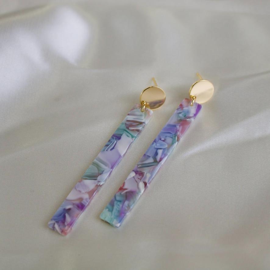 Ellie // Pastel Bar Earrings