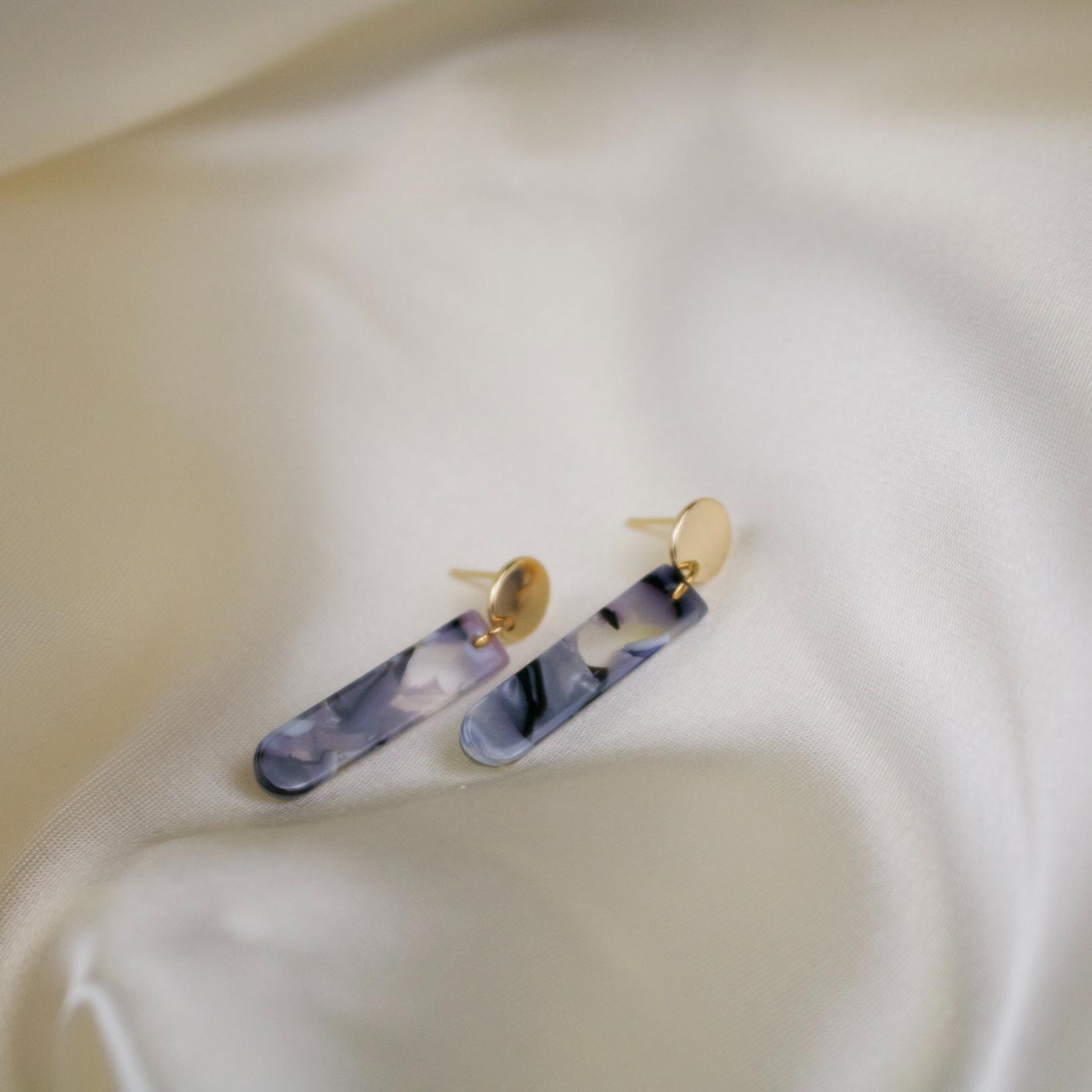 Tenille // Acetate Bar Earrings