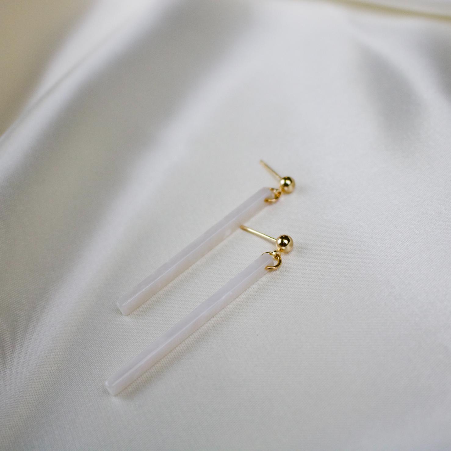 Pixie // Pearlescent Pillar Earrings