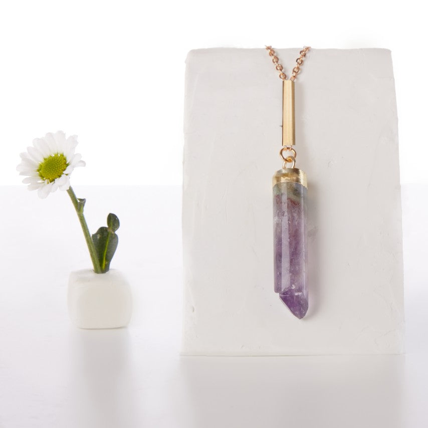 Zena // Amethyst Necklace