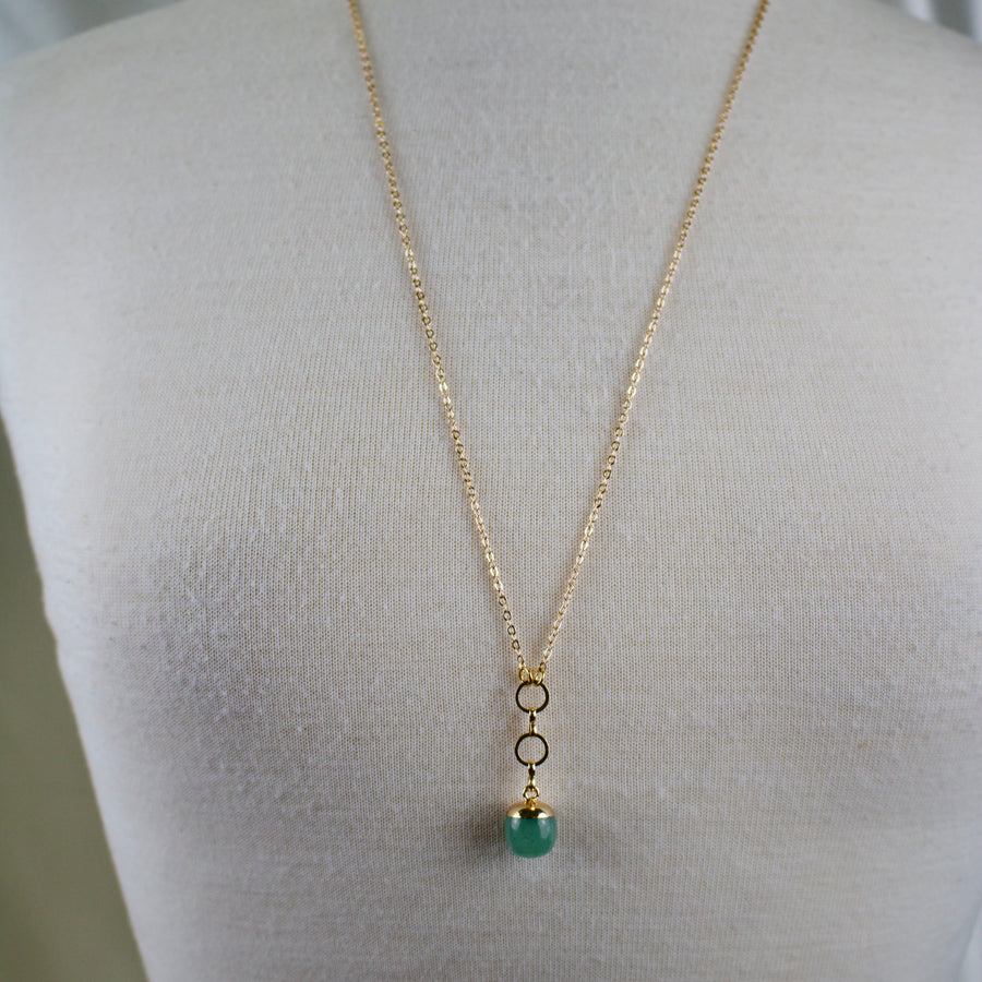 Naomi // Green Aventurine Necklace