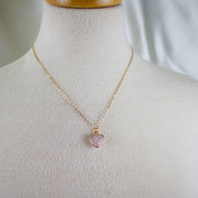 Celeste // Crystal Heart Necklace