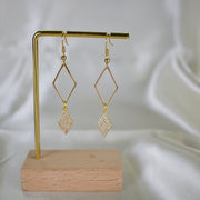 Echo // Rhinestone Dangle Earrings