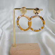 Delilah // Circular Acetate Earrings
