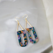 Tempo // Multicolour Acetate Earrings