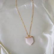 N006 - Pink Aventurine Pendant necklace