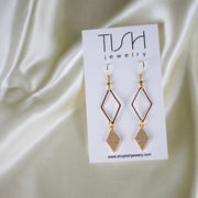 Echo // Rhinestone Dangle Earrings