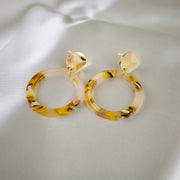 Delilah // Circular Acetate Earrings