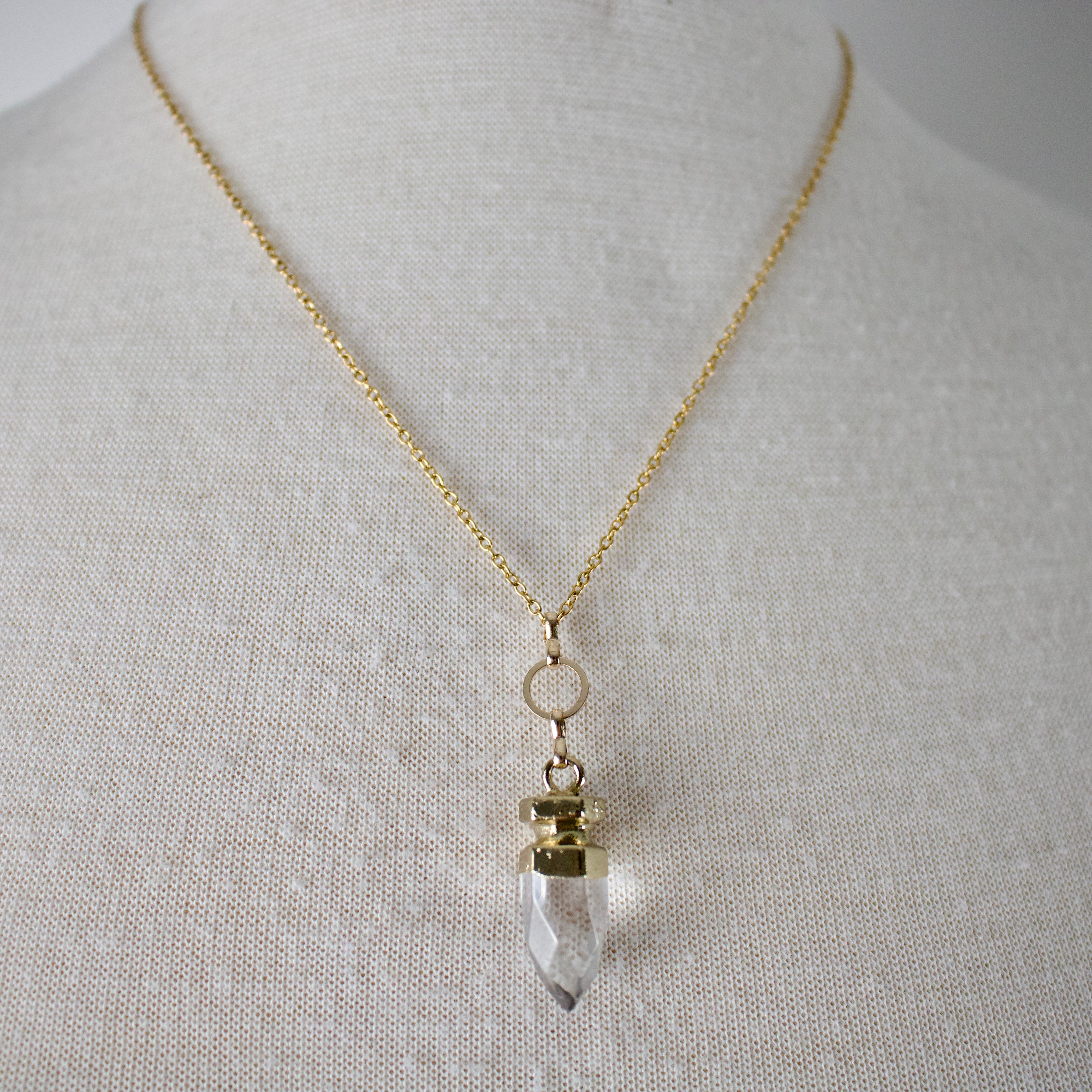 N11 - Clear Quartz Necklace