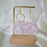 Flora // Pink Dangle Earrings