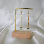 Zuri // Amazonite Charm Chainlink Earring