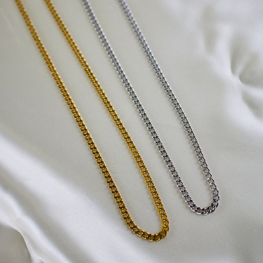 Palmer // Cuban Chainlink Layering Necklace