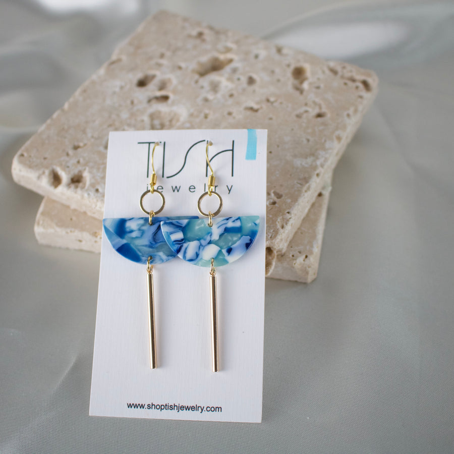 E27 - Blue Charm Earrings