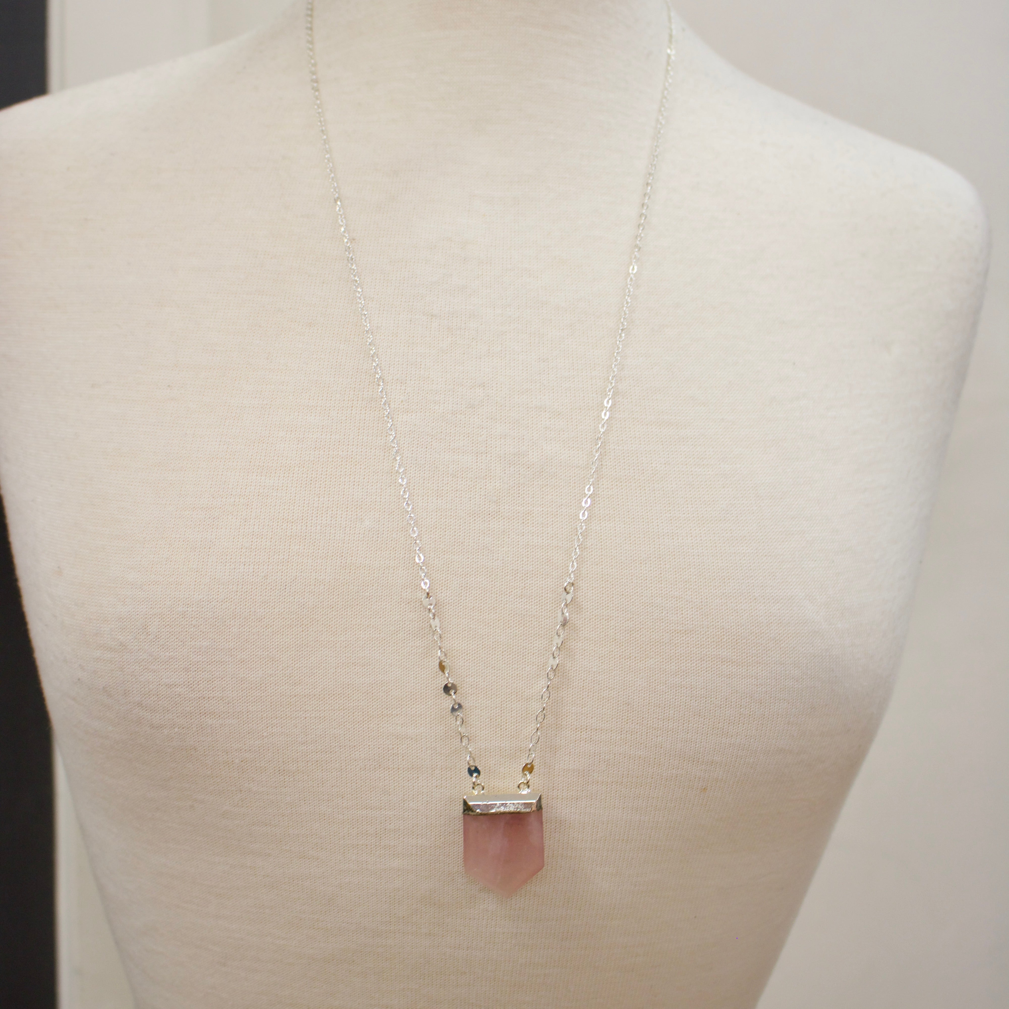 N011 - Shield pendant necklace
