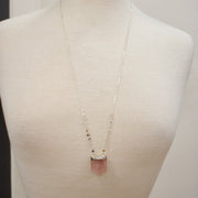 N011 - Shield pendant necklace