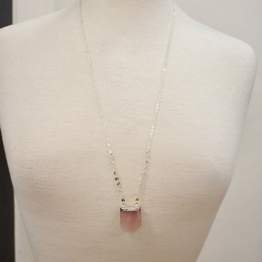 N011 - Shield pendant necklace
