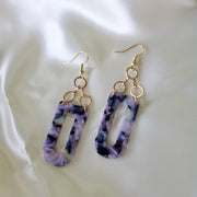 Viola // Purple Statement Earring