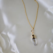 N010 - Clear Quartz Pendant Necklace