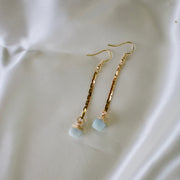 Zuri // Amazonite Charm Chainlink Earring