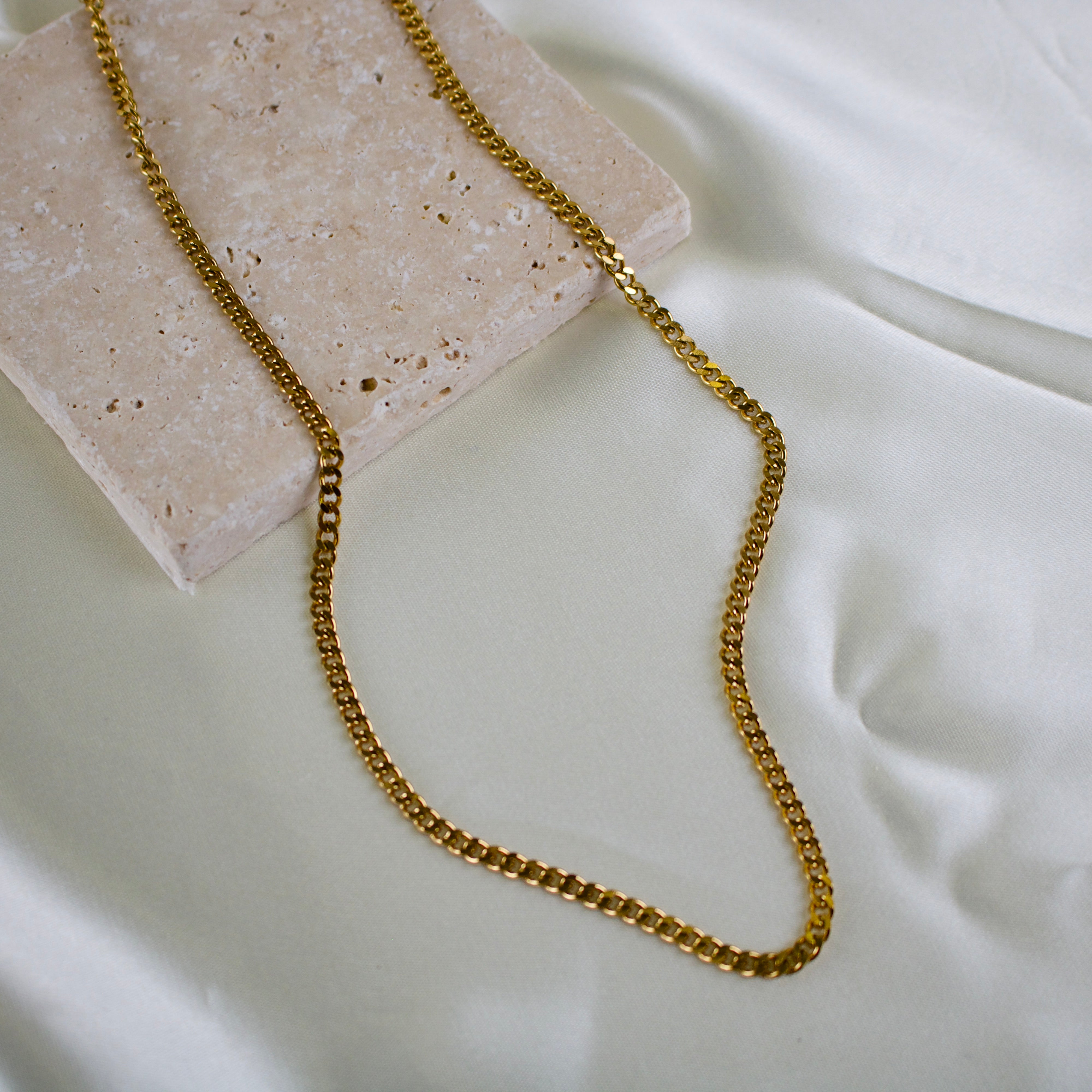 Palmer // Cuban Chainlink Layering Necklace