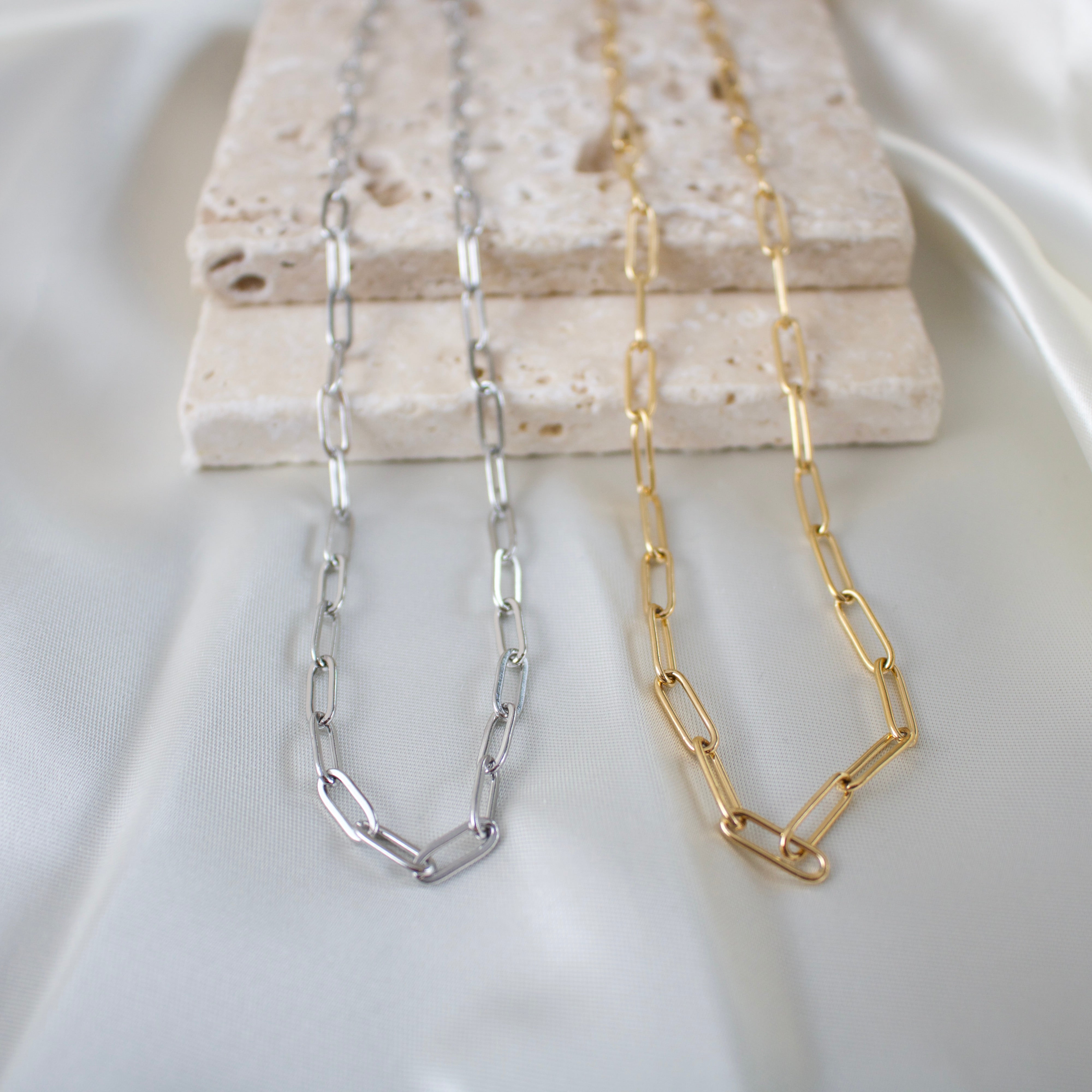 Carmen // Paperclip Chain Necklace