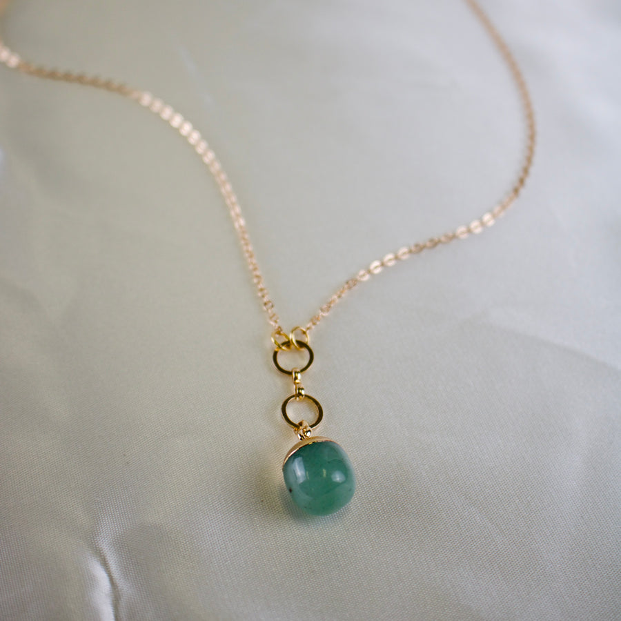 Naomi // Green Aventurine Necklace