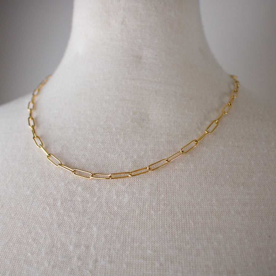 Carmen // Paperclip Chain Necklace