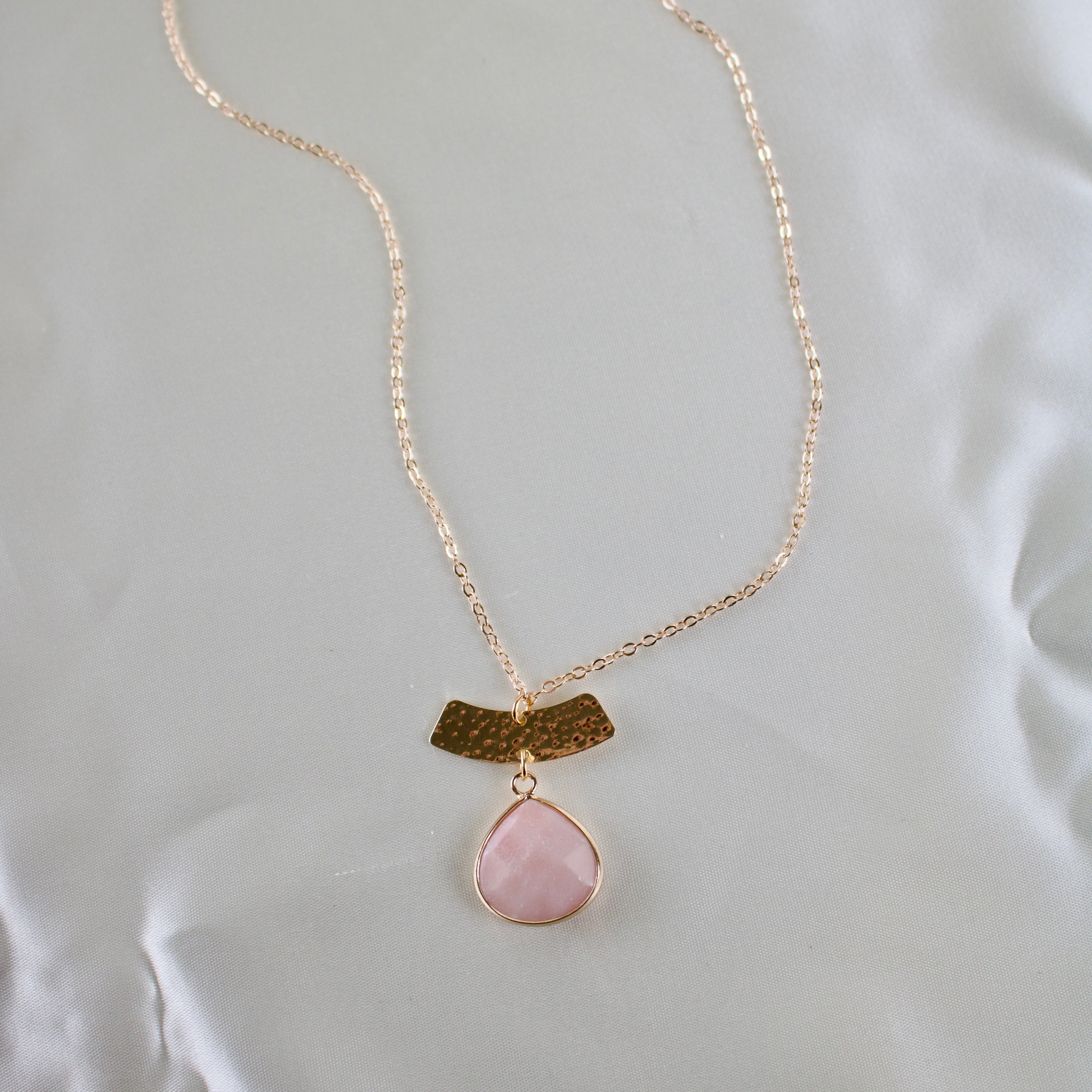 Margo // Pink Aventurine Necklace