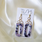 Viola // Purple Statement Earring