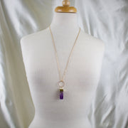 Nova // Amethyst Prism Necklace