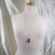 Nova // Amethyst Prism Necklace