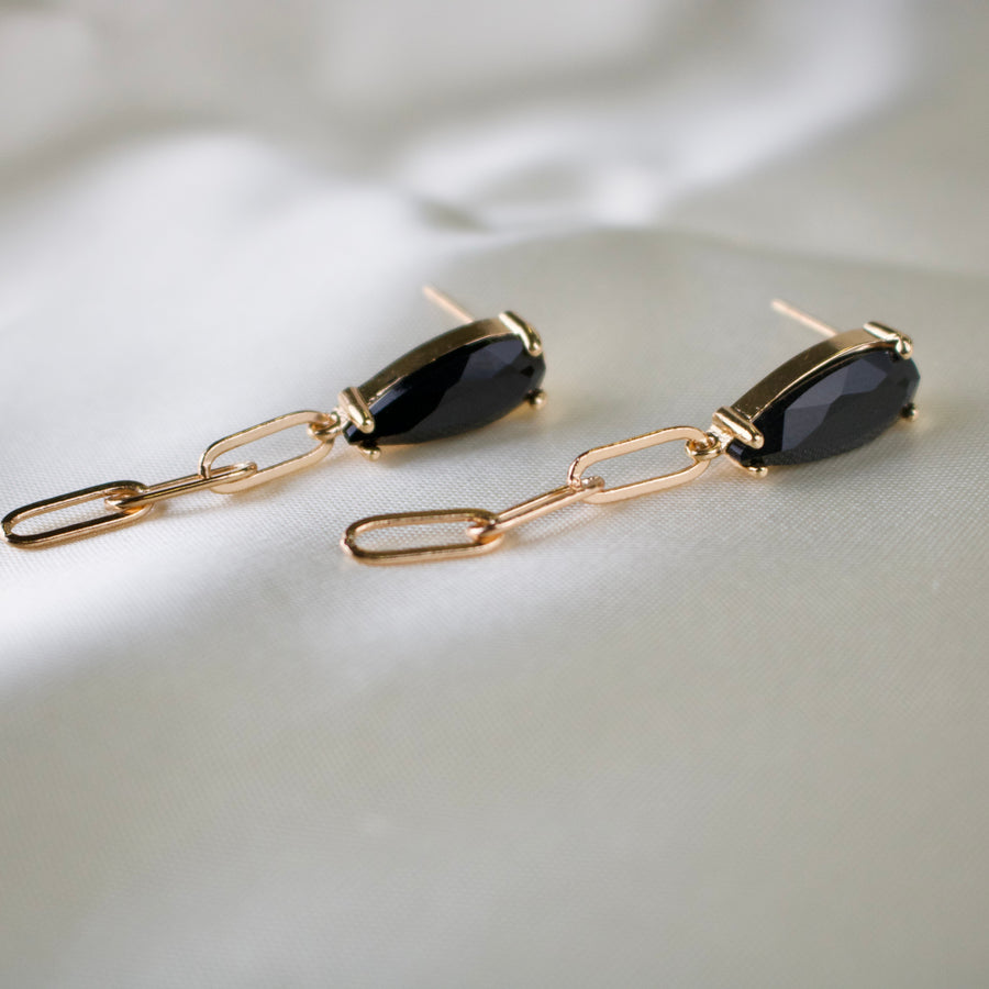 Etta // Large Colourful Glass Stud Earring
