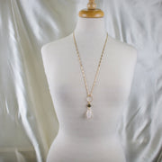 Cherice // Quartz & Labradorite Necklace
