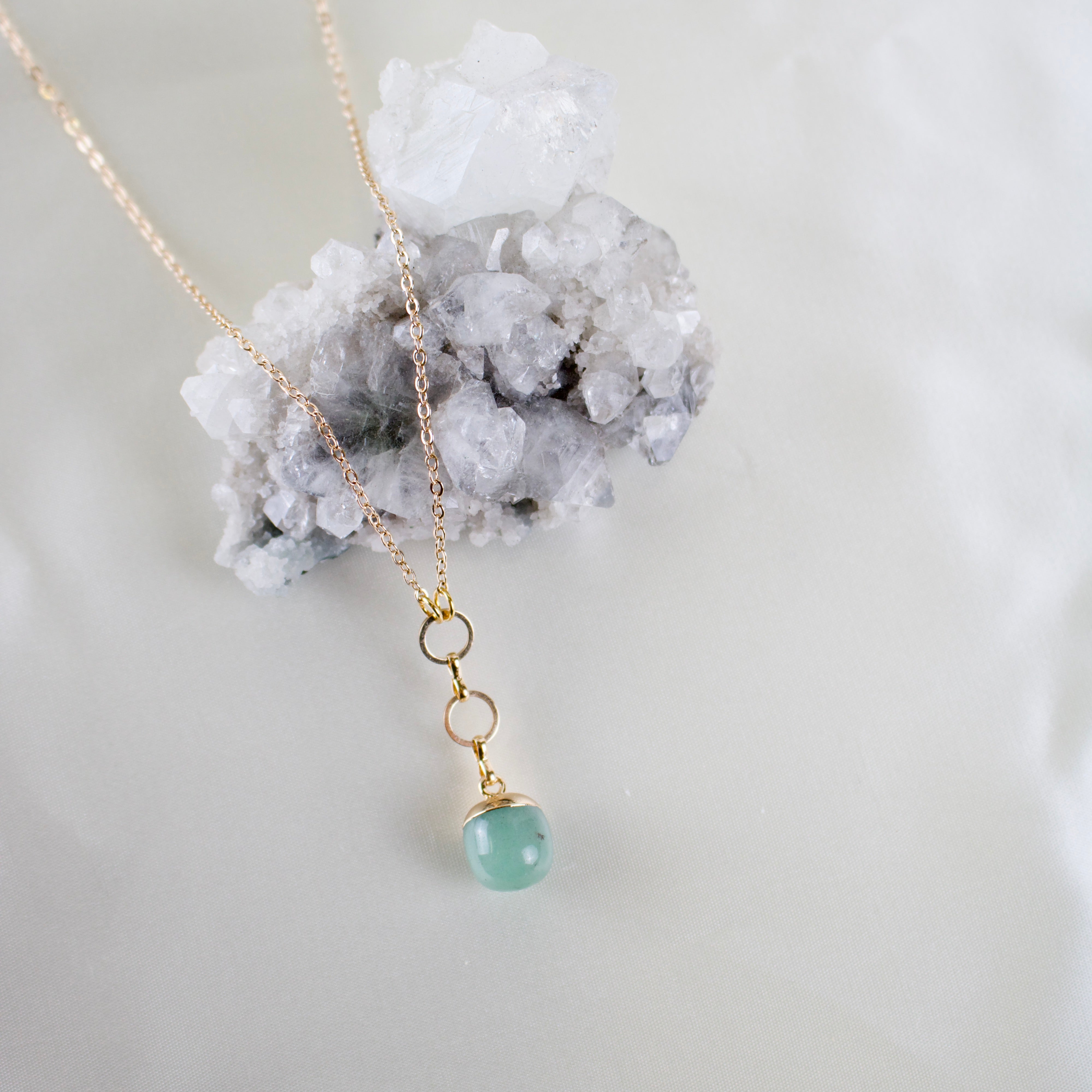 Naomi // Green Aventurine Necklace