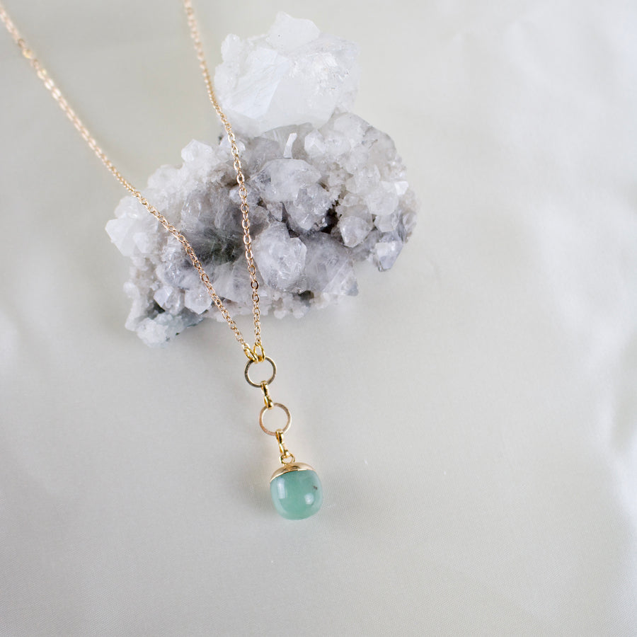 Naomi // Green Aventurine Necklace
