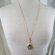 Tess // Agate Slice Necklace