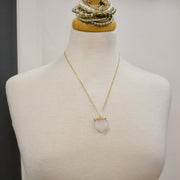 N006 - Pink Aventurine Pendant necklace