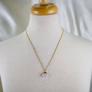 Remi // Adjustable Rose Quartz Necklace