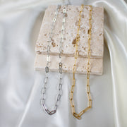 Carmen // Paperclip Chain Necklace