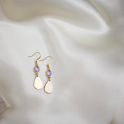 Finn // Glass Charm Teardrop Earrings