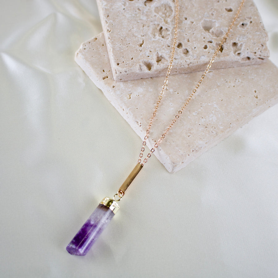 Zena // Amethyst Necklace