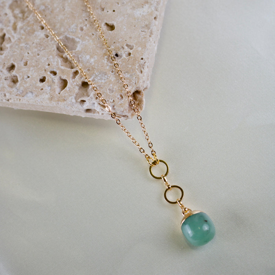 Naomi // Green Aventurine Necklace