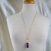 Nova // Amethyst Prism Necklace