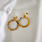 Delilah // Circular Acetate Earrings