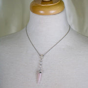 Mabel // Rose Quartz & Labradorite Necklace