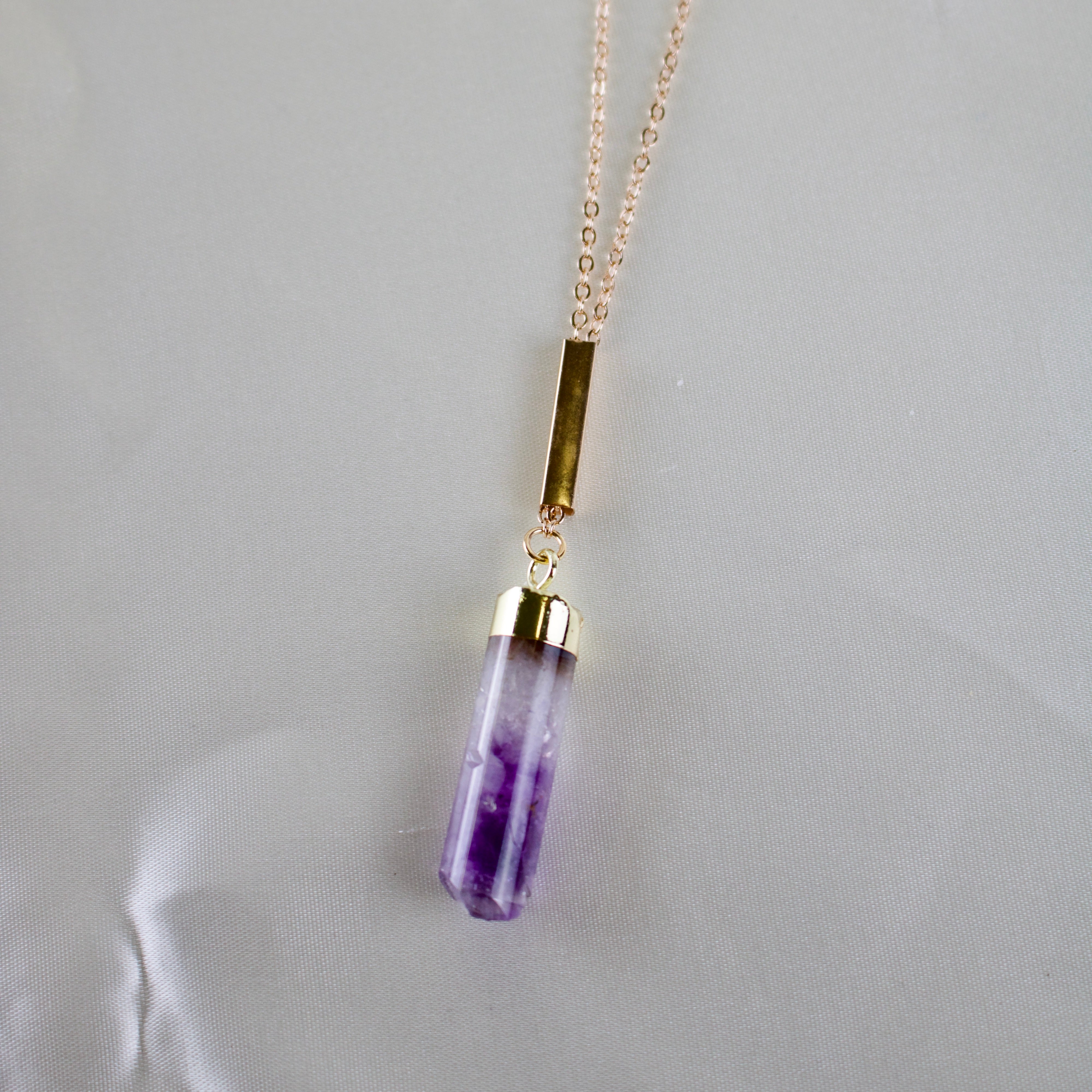 Zena // Amethyst Necklace