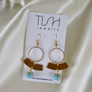 Perry // Amazonite Dangle Earrings